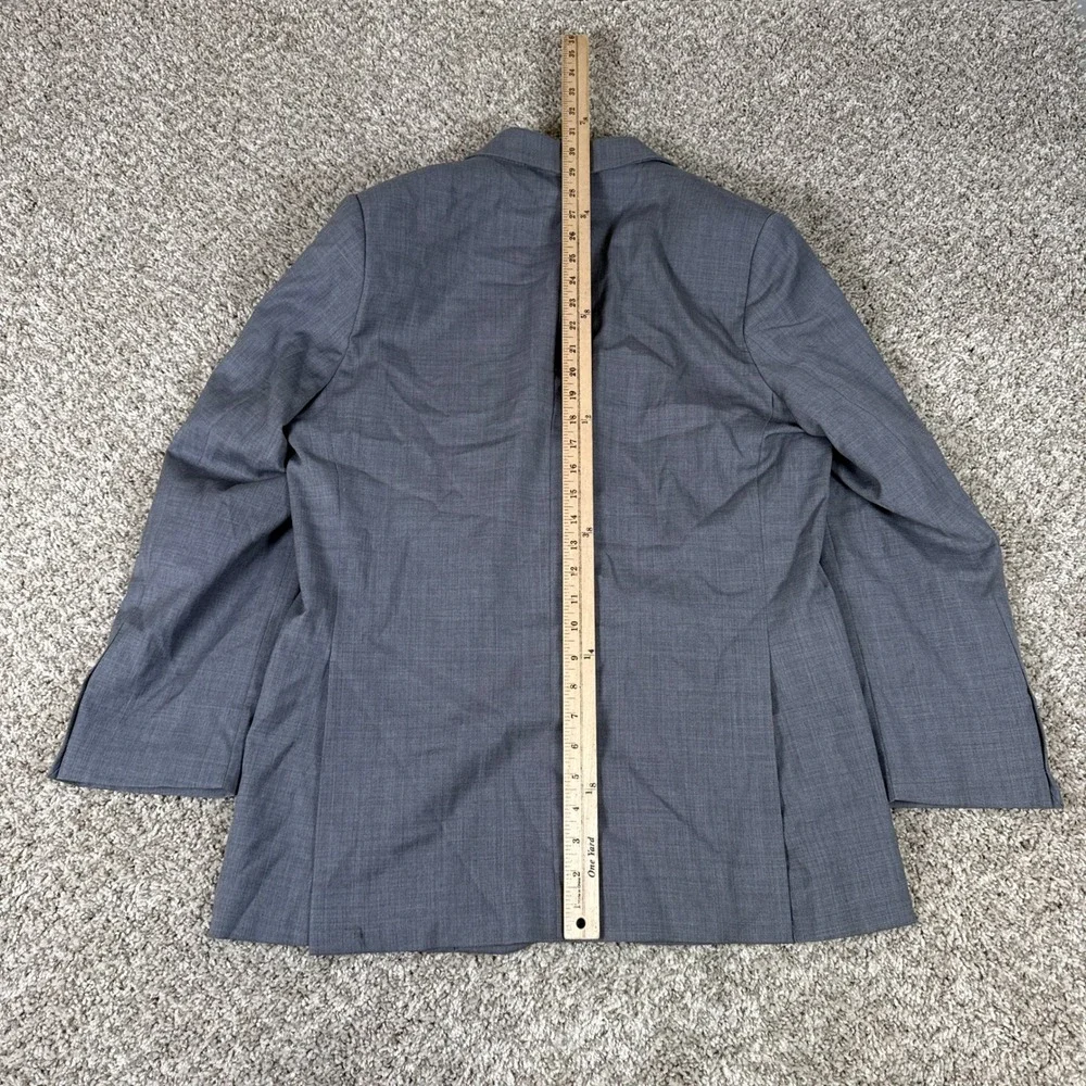 Jos A Bank Blazer Mens 40 Regular Gray Tailored Fit Wool‎ Blend brrr